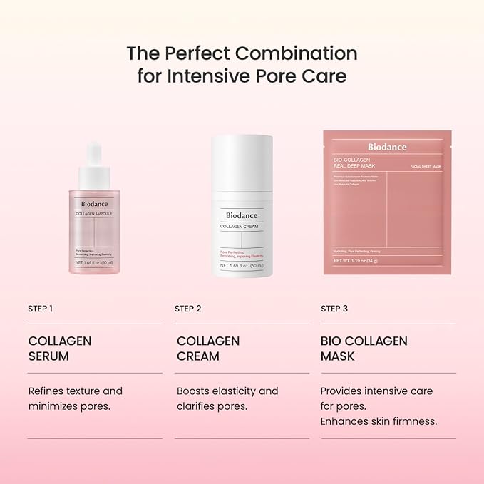 BIODANCE Bio-Collagen Real Deep Mask, Hydrating Overnight Hydrogel Face Mask, Pore Minimizing, Elasticity, Plumping, Travel Essentials & Self Care Gifts for Women, Korean Skin Care | 1.19oz(34g) x 4ea