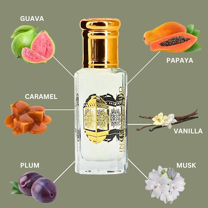 INTENSE OUD Blush Long Lasting Arabian Perfume Oils for Women 12ML (0.40 OZ) Fragrance Oil with Citrus, Floral & Vanilla Notes - Concentrated Perfume Oil & Premium Valentines Day Gift With Black Box