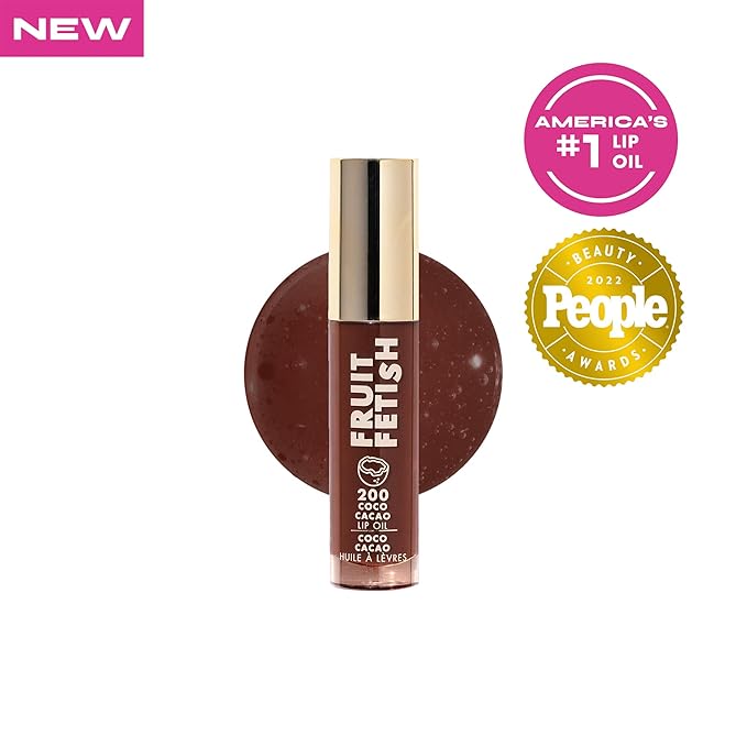 Milani Fruit Fetish Lip Oil, Tinted Hydrating Lip Gloss - Coco Cacao