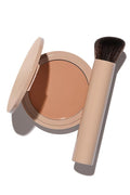 No Makeup Makeup Foundation & Brush Duo, Cream-Balm Formula, Almond