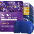 MAREE Heated Eye Masks for Dry Eyes – Steam Eye Mask Disposable – Self Heating Eye Mask for Puffy Eye – Facial Steamer Alternative for Relaxation – Warm Compress for Eyes – Spa Gift for Women