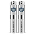CA Perfume Impression of My Mood & Oud for Men Amber Woody Scent Long Lasting Cologne for Men Eau De Parfum Travel Size Refillable Atomizer Spray 0.27 Fl Oz 8ml Pack of 2