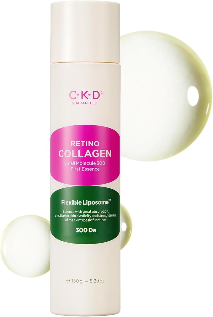 CKD Retinal Collagen First Essence - Daily Face Deep Hydration Essence for Firming, Exfoliation, and Smoother Skin Texture. Collagen Boosting and Youthful Skin. Korean Skin Care. 5.07 fl oz