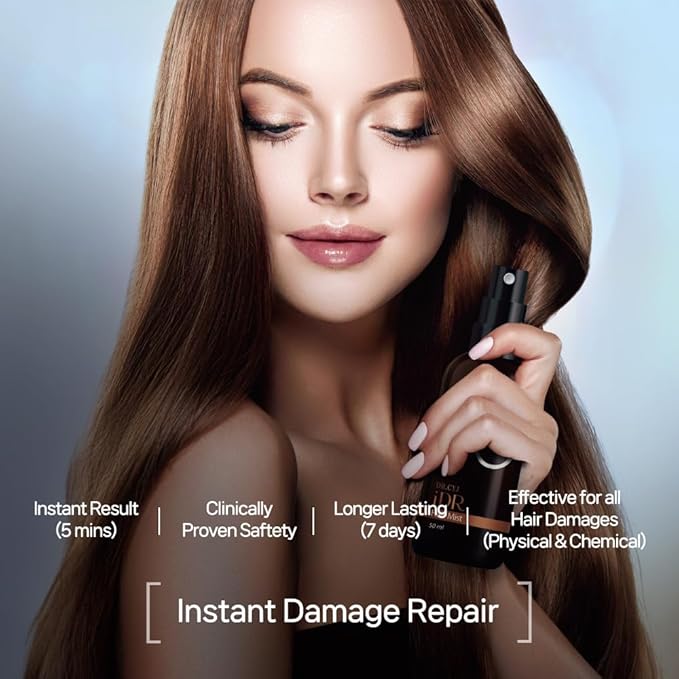 DR.CYJ iDR Instant Damage Repair Hair Mist Peptide Bond Repair Spray for Damaged Hair 5 Minute Transformation Lasts 3 Days 1.69 fl oz