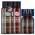 Moerie Hair Growth Shampoo, Conditioner and Spray for Men and Women, Hair Loss Solution with Biotin and Rosemary, Thickening Hair Regrowth Set with Serum Level Care for Thinning Hair (Double)