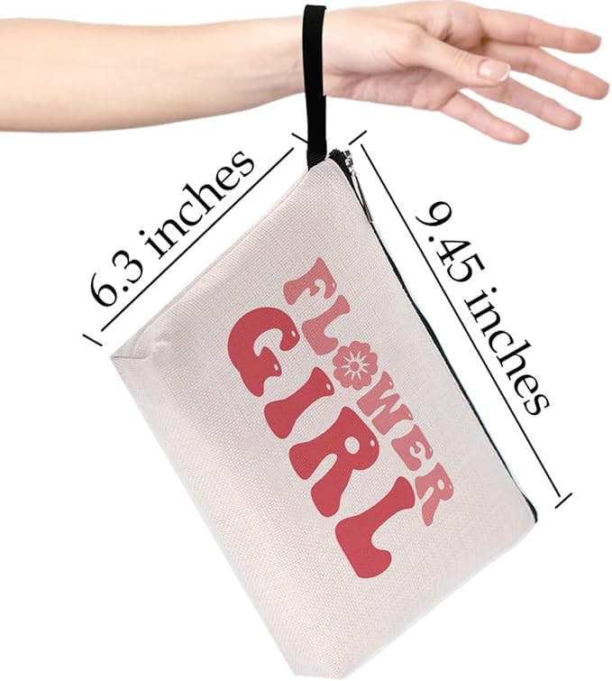 Flower Girl Proposal Flower Girl Gift Makeup Bag Bridal Party Wedding Gifts