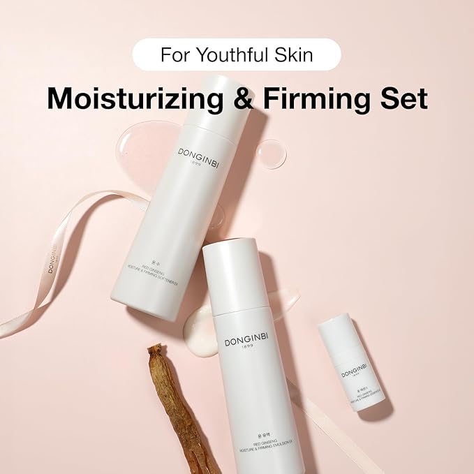 Donginbi Red Ginseng Moisturizing & Firming Skin Care Set | Skin Care Gift