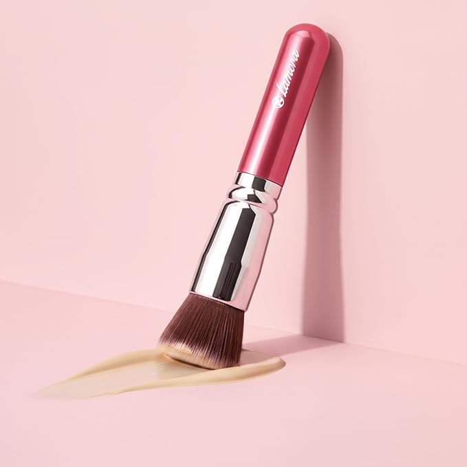 Lamora Flat Top Kabuki Foundation Brush - Liquid Cream Powder Face Brush