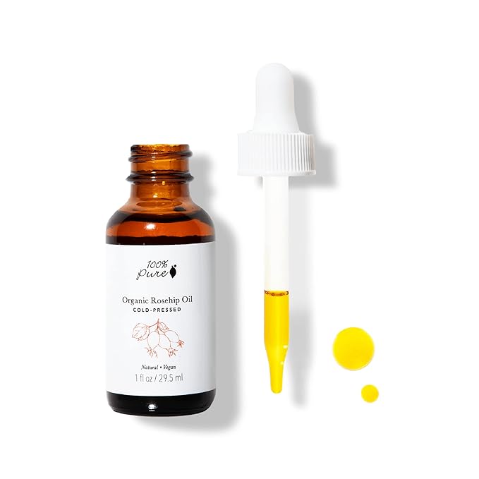 100% PURE Organic Rosehip Oil Moisturizer, 1 oz