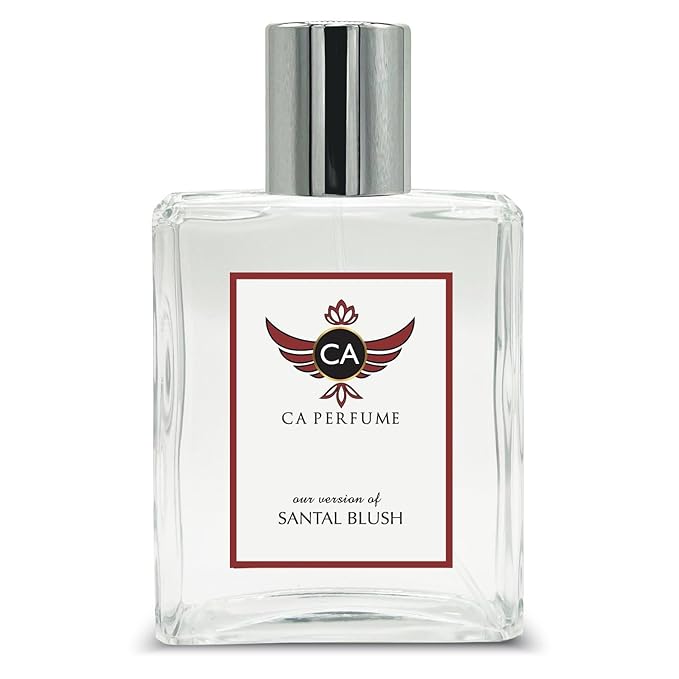 CA Perfume Impression of Santal Blush for Women Eau De Parfum Amber Woody Scent Long Lasting Perfumes for Women Signature Scent for Day and Night Wear 3.4 Fl Oz 100ml