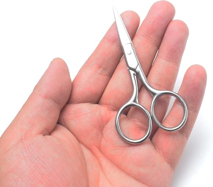 Motanar Professional Grooming Scissors for Men Facial Hair Removal
