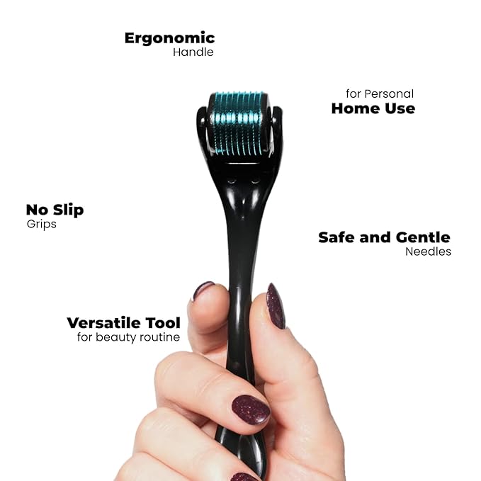 ROSELYNBOUTIQUE Derma Roller for Men & Women - Beauty Tool,0.25mm,Titanium