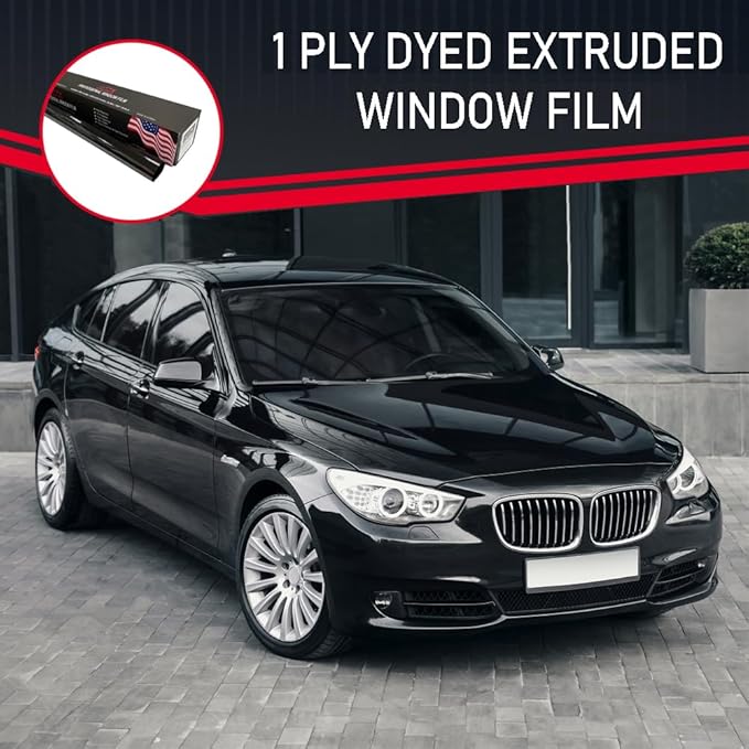 United 42% VLT Professional Window Tint Film - 20" x100' Upgraded 1 Mil Dyed PET Film - 99% UV Block Privacy Car Window Tint for Truck, Home - Heat & Glare Control