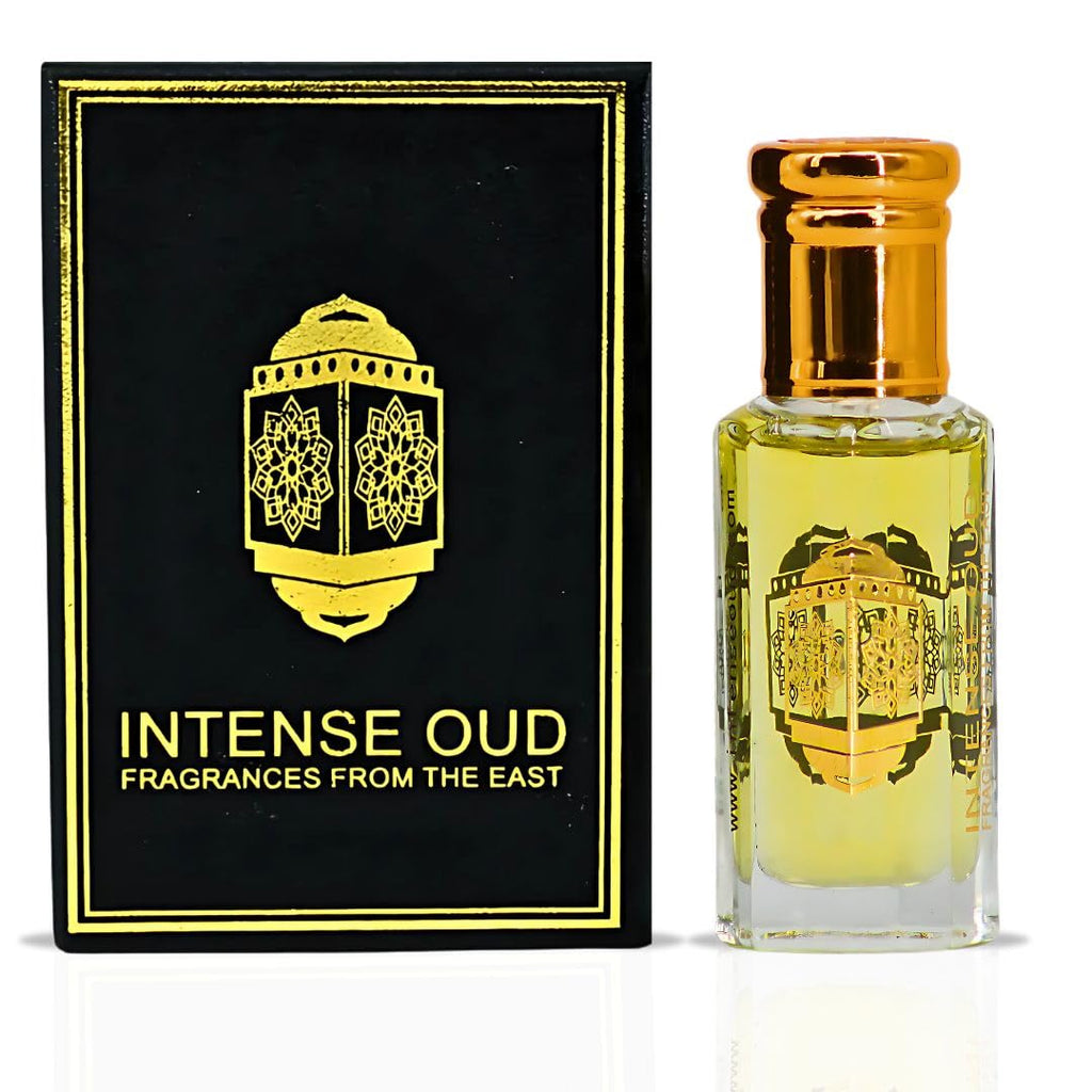 INTENSE OUD Scandalous Long Lasting Arabian Perfume Oils for Women 12ML (0.40 OZ) Floral Fruity Fragrance Oil with a Warm Finish - Concentrated Perfume Oil in an Elegant Black Gift Box