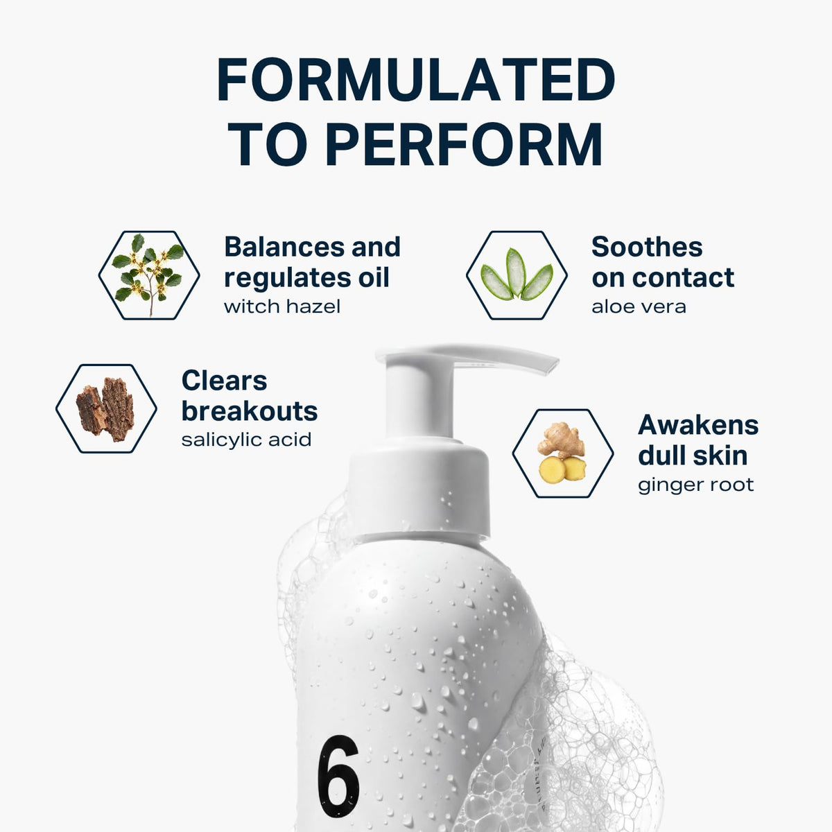 Y'OUR Anti-Acne Body Wash - Clears Bacne & Breakouts, Naturally Antibacterial Aloe Vera Formula, Smooths Texture & Brightens Tone, Gentle Non-Drying, Paraben & Sulfate Free, for Women & Men