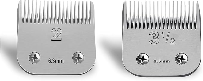 Replacement Ceramic Blades Set,Compatible with Andis,Oster 76,Wahl KM10