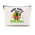 Pickleball Gifts Funny Makeup Bag Accessories Cosmetic Bag Zipper Pouch Pickleball Lover Gifts for Girls Women Fans Player Coaches Mom Sister Christmas Birthday Gifts