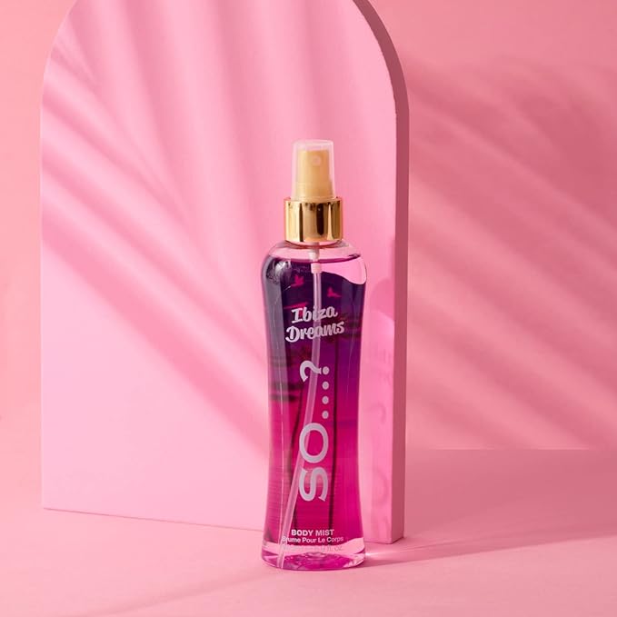 Ibiza Dreams Body Mist by So...? - Long-Lasting Perfume with Fruity, Floral Notes - Body Spray - Ideal Gifts for Women - 6.9 oz