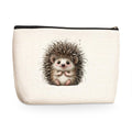 Wenboco Cute Hedgehog Makeup Bag, Travel Organizer Zipper Pouch Hedgehog Makeup Case Cosmetic Bags for Women, Portable Pouch Purse Travel Toiletries Accessories, Christmas Birthday Gifts for Women