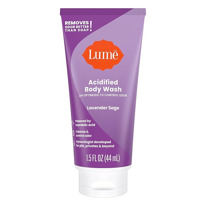 Lume Acidified Body Wash 5 pk Mini Sampler - 1.5 oz (combo scents)