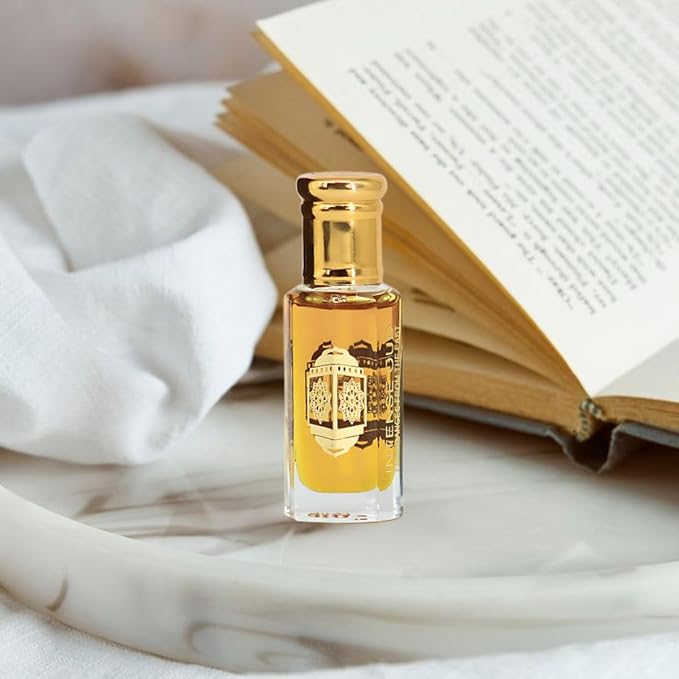 INTENSE OUD Crushed Long Lasting Arabian Perfume Oils for Women 12ML - Fragrance Oil with Pear, Peony, Apricot, Vanilla & Musk Notes - Concentrated Perfume Oil & Valentines Day Gift With Black Box