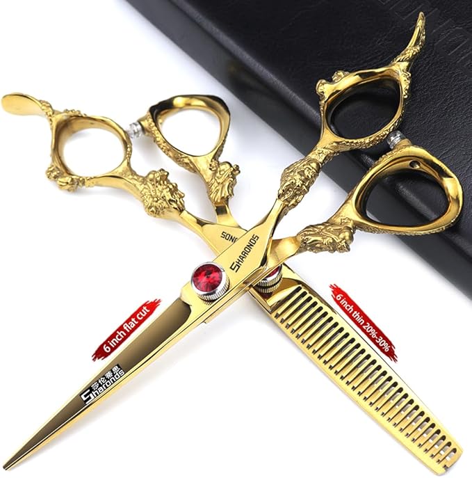 6/7 inch professional scissors hairdresser hair cutting(6 inch 2pcs)