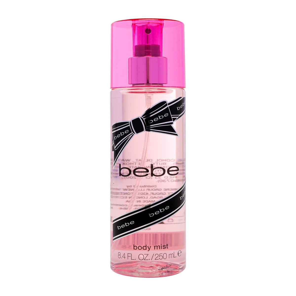 Bebe Silver Body Mist - Body Spray for Women with Mango, Tuberose, Peony, Jasmine, Rose, Cedarwood, Musk, and Sandalwood Fragrance Mist - 8.4 oz