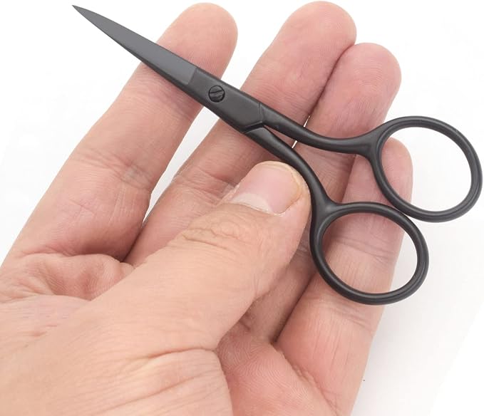 Motanar Multicolor Professional Grooming Scissors for Facial Hair Removal