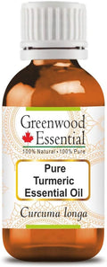 Greenwood Essential Turmeric Essential Oil (Curcuma Longa) Steam Distilled 100ml (3.38 oz)