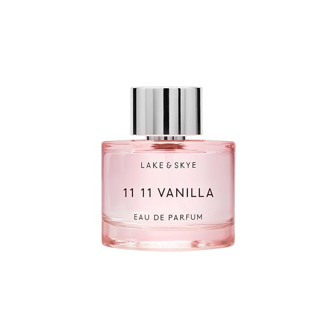 Lake & Skye 11 11 Vanilla Eau de Parfum 100mL - Long Lasting - Vanilla, Cashmere, Dreamy, Crème, Skin Musk, Clean, Vegan, Paraben-Free, Cruelty-Free