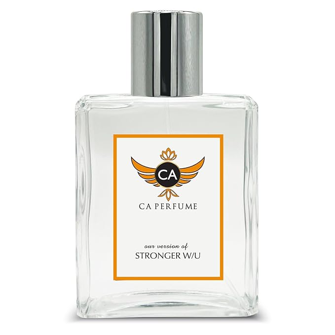 CA Perfume Impression of Stronger W/U for Men Amber Fougere Scent Long Lasting Cologne for Men Signature Scent for Day and Night Wear 3.4 Fl Oz 100ml