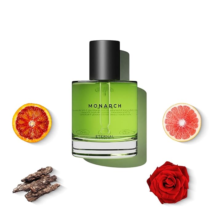 Eternal perfume oils Monarch Perfume for men Eau De Parfum Long Lasting Perfume Unisex Perfumes for Women 1.69 FL Oz with 1 FL Oz Designer Perfumes (Pack of 2)
