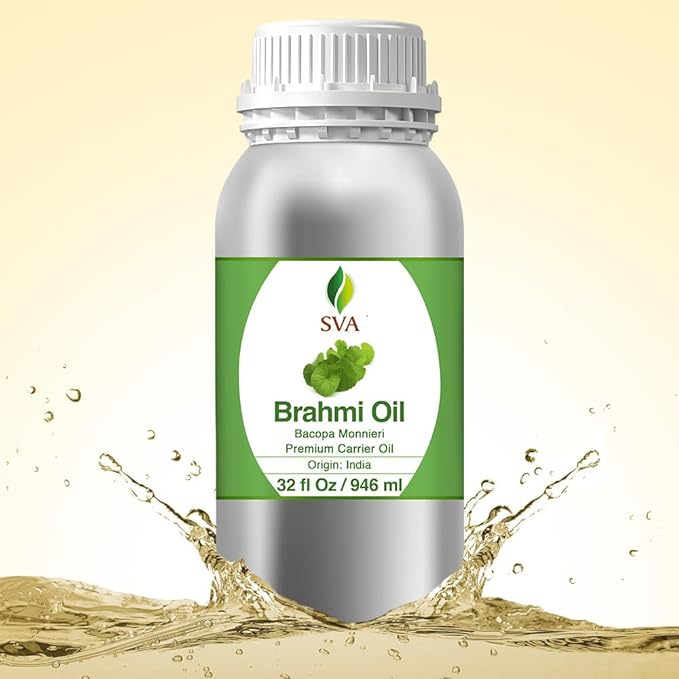 SVA Brahmi Carrier Oil, Huge Bottle, Large Size, 32 Fl Oz (946 ml)