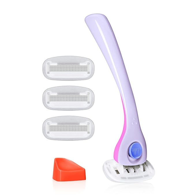 Billie Razors for Women, DreamPop - 1 Handle, 4 Refills & Magnetic Holder