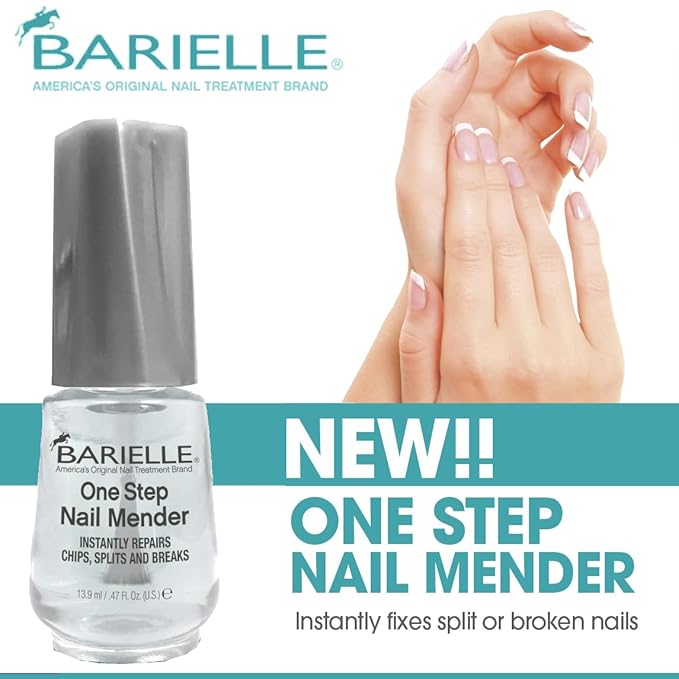 Barielle One Step Nail Mender.47 oz. - Repairs Split, Chipped and Damaged Nails Clear
