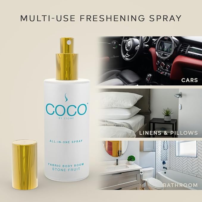 COCO by Stone 5oz All-in-One Spray Stone Fruit Fabric & Room Mist