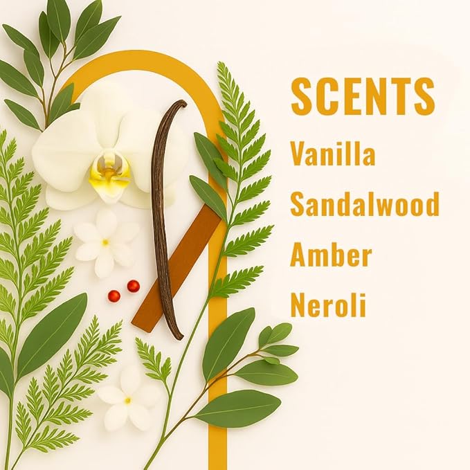 Brume De Soleil – Travel-Size Vanilla & Sandalwood Body Mist for Women with Warm Amber & Neroli – Sweet, Long-Lasting Luxury Fragrance Spray