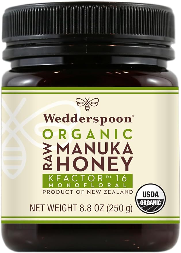 Wedderspoon Organic Raw Manuka Honey MGO 150+, 8.8 oz, Non-GMO