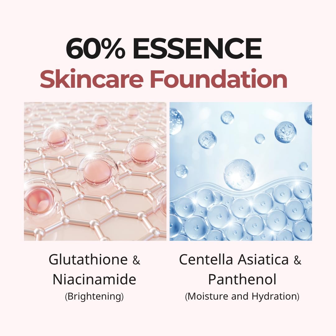 milktouch Cushion Foundation, 24H Flawless Skin, Radiant Shine, No Oxidation, Long-Lasting, Non-Creasing, 60% Hydrating Skincare Infused Korean Foundation (30N Hazel)