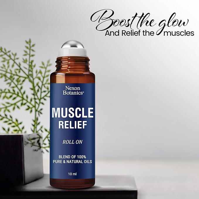Muscle Relief Essential Oil Roll-On 10 ml - Muscle Oil for Deep Relaxation