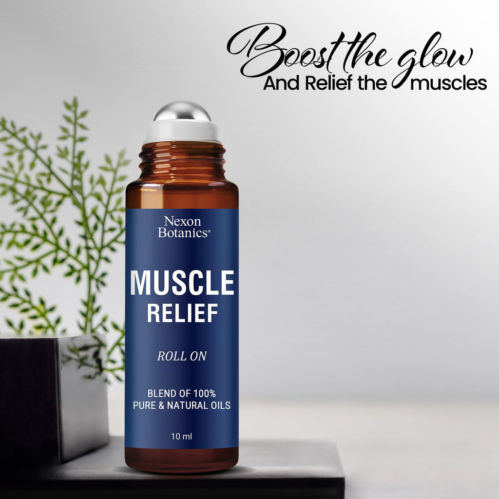 Muscle Relief Essential Oil Roll-On 10 ml - Muscle Oil for Deep Relaxation