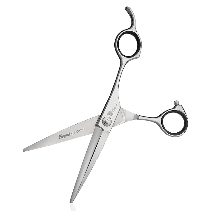 Fagaci Professional Straight Hair Scissors 6" Sharp Blades, Cutting Shears