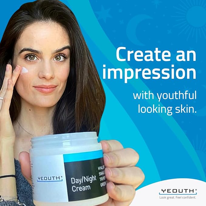 YEOUTH Day Night Face Cream with Snail Mucin for Dry Skin, 4oz