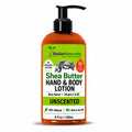 RaGaNaturals Unscented Shea Butter Lotion for Extremely Dry Skin - 8oz