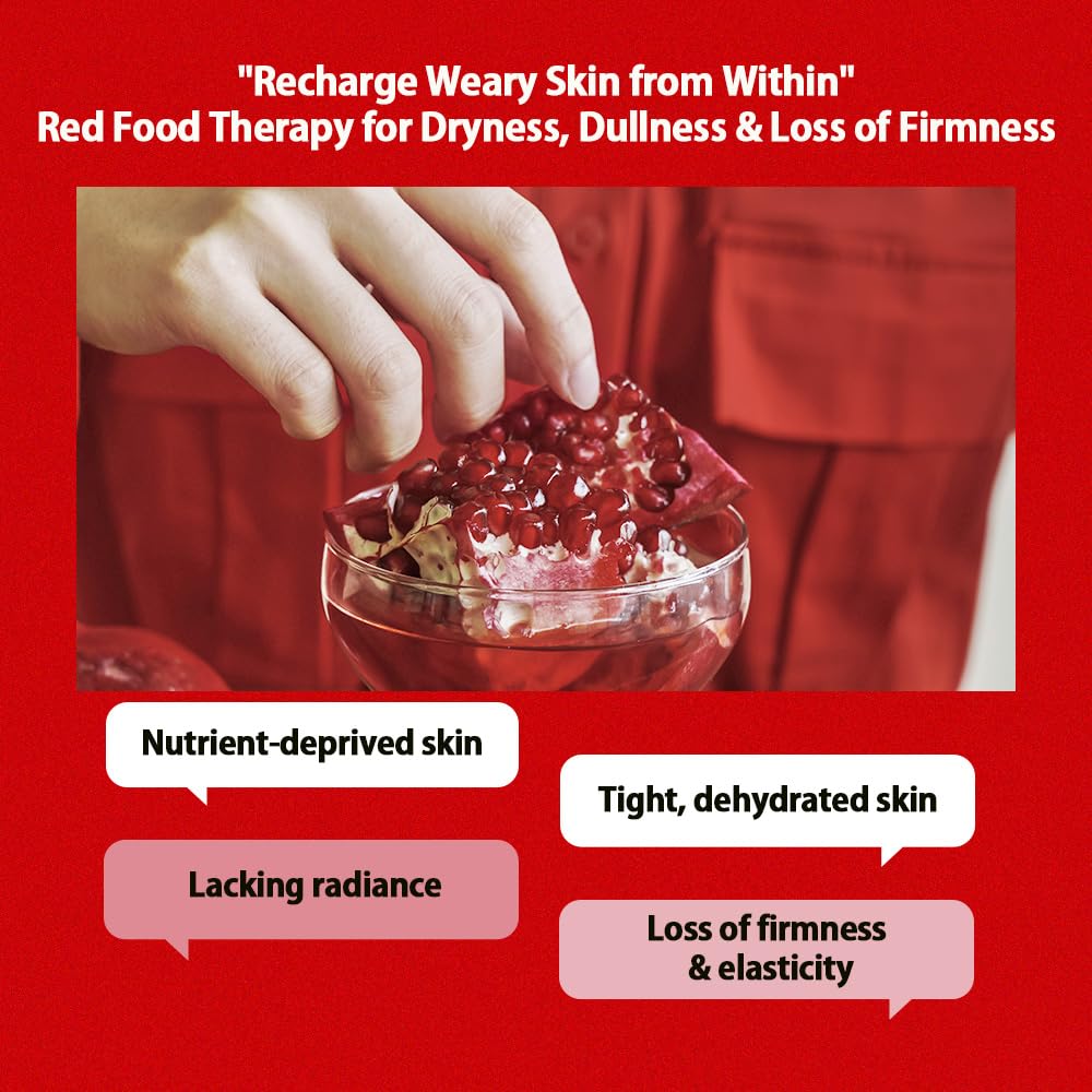 CHARMZONE DeAge Red Addition (New Version) Korean Skincare Set – Anti-Aging Toner & Emulsion Duo (100ml / 3.38 fl.oz) with Red Wine, Pomegranate & Tomato for Hydration, Firming & Radiance