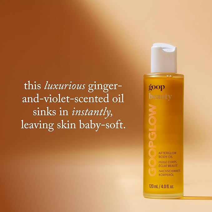 goop Beauty Body Oil | Moisturizer for Dry Skin | Kakadu Plum & Sea Buckthorn Oils | Instant Hydration to Firm & Smooth | 4 fl oz