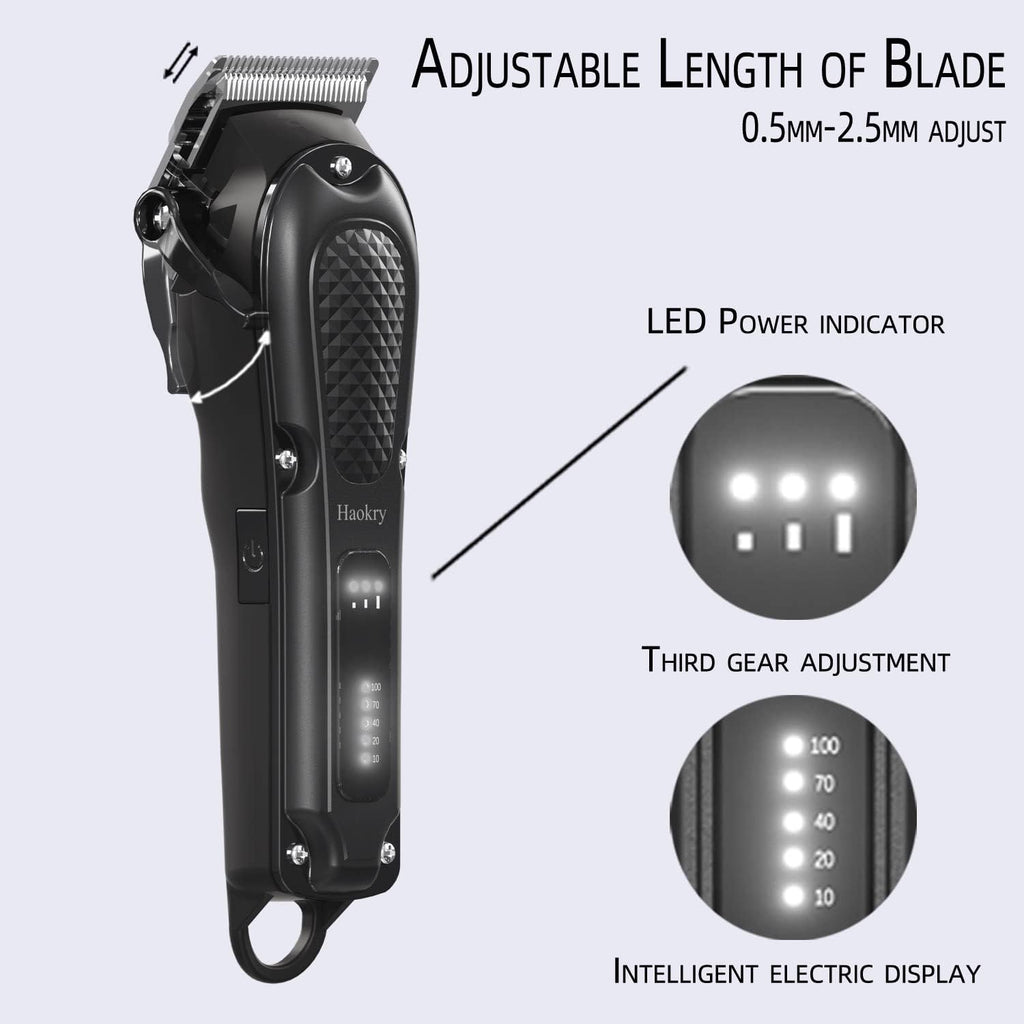 Haokry Hair Clippers for Men Barber Clippers for Hair Cutting&Grooming