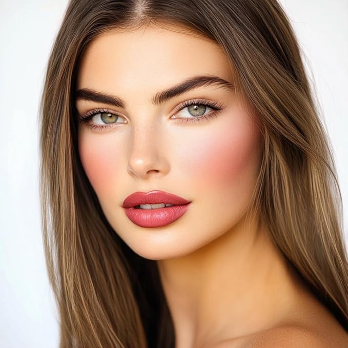 Haute Minute Makeup Blush + Brighten Highlighter Duo, Mini Lightweight Blendable Shimmer Blush, High Pigmented Makeup Powder Palettes, Cruelty Free - Just Keep Winning