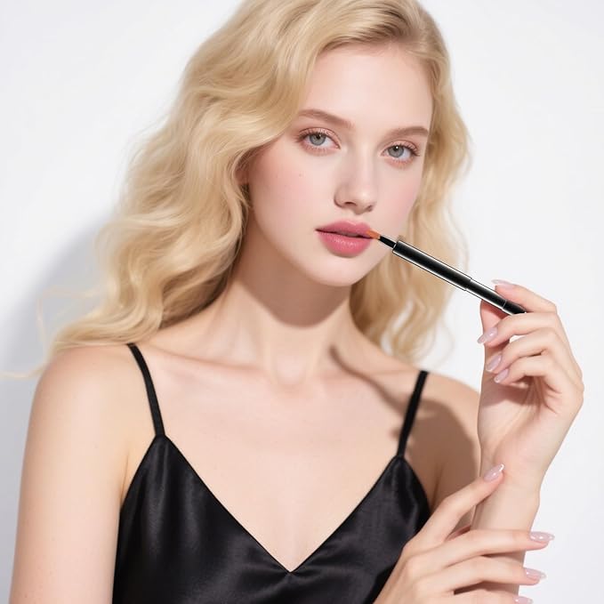 DUcare Lip Brush Retractable Professional Lipstick Brush Portable