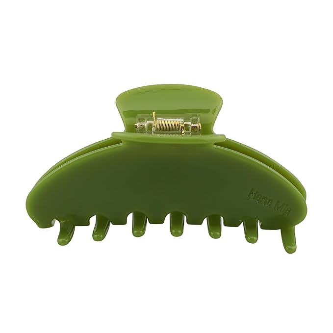 Luxury Green Claw Clip for Women | Our Large 4 Inch Hair Clip Creates Beautiful Half Ups, Secure Updos & Chic Daily Styles | Premium Acetate Claw with Secure Hold & Snag Free Teeth for Easy Styling